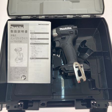 MAKITA マキタ 充電式インパクトドライバ　18Ｖ　新品セットばらし品 TD173D ブラック