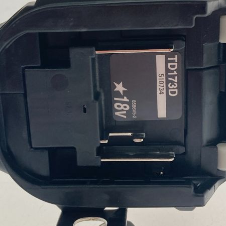  MAKITA マキタ 充電式インパクトドライバ　18Ｖ　新品セットばらし品 TD173D ブラック