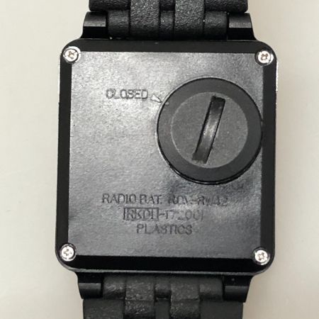  CITIZEN シチズン 腕時計 ラジオボーイ ウォッチ クオーツ ラバー RK01-172001 ブラック