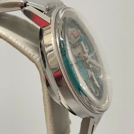  BULOVA ブローバ 腕時計 アキュトロン スペースビュー スケルトン 本体のみ M4 シルバー