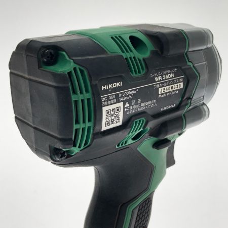  HiKOKI ハイコーキ コードレスインパクトレンチ 36V WR36DH グリーン