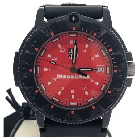  LUMINOX ルミノックス メガバス エディション ロッソコルサ 腕時計 ブラック/レッド