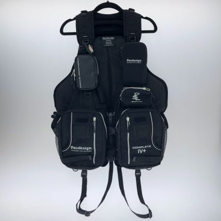  Pazdesign パズデザイン コンプリートⅣ+ オールラウンドベスト フリーサイズ ブラック