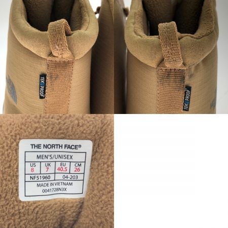  THE NORTH FACE ザノースフェイス スノーショット6 ブーツテキスタイルV 防寒ブーツ 26cm NF51960 ブラウン