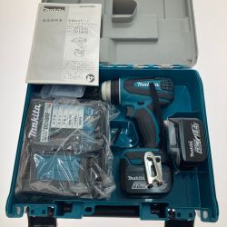 □□ MAKITA マキタ 充電式4モードインパクトドライバ　14.4V　6.0Ah TP131DRGX ブルー Sランク