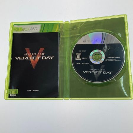   XBOX360　ゲームソフト　アーマードコア ヴァーディクトデイ