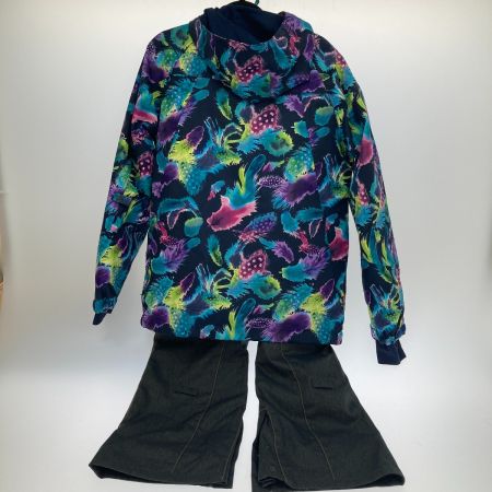  icepardal スノーボードウェア  スキーウェア 上下セット　XSサイズ 総柄×グレー