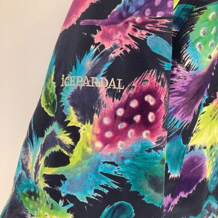  icepardal スノーボードウェア  スキーウェア 上下セット　XSサイズ 総柄×グレー