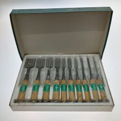 □□  大工道具　のみ　本貞弘　10本セット Bランク