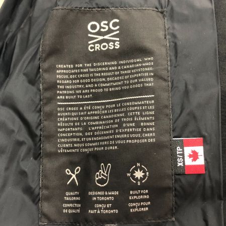  osc cross ダウンジャケット ボーモント XSサイズ M41CX ブラック