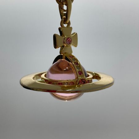  Vivienne Westwood ヴィヴィアン・ウエストウッド オーブネックレス ゴールド×ピンク