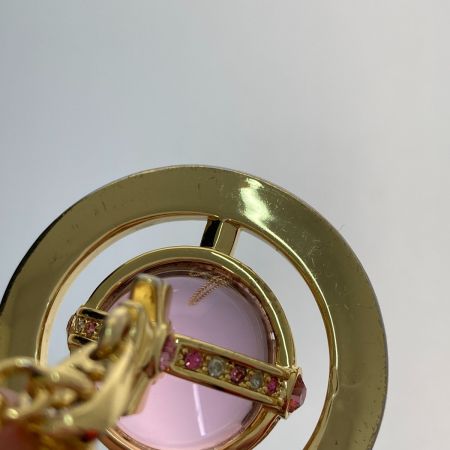  Vivienne Westwood ヴィヴィアン・ウエストウッド オーブネックレス ゴールド×ピンク