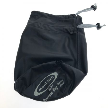  mont･bell モンベル 寝袋 シュラフ バロウバッグ サーマルシーツ 適応身長～183cm 1121233 ブラック