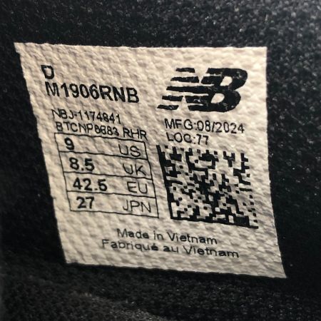  NEW BALANCE ニュー・バランス ランニングシューズ スニーカー 27cm M1906RNB ブラック