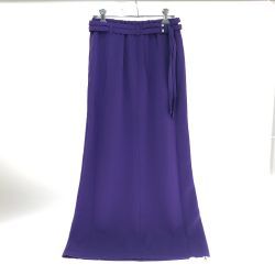 □□ RADIATE ラディエイト ストレッチ ロングスカート フリーサイズ 1503-3094 パープル Aランク