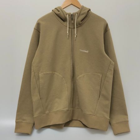  mont･bell モンベル コットン ジップパーカ Lサイズ 2104646 ベージュ