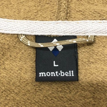  mont･bell モンベル コットン ジップパーカ Lサイズ 2104646 ベージュ