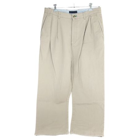 TOMMY HILFIGER トミーヒルフィガー パンツ タックパンツ SIZE W35×L30  ベージュ