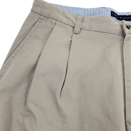  TOMMY HILFIGER トミーヒルフィガー パンツ タックパンツ SIZE W35×L30  ベージュ