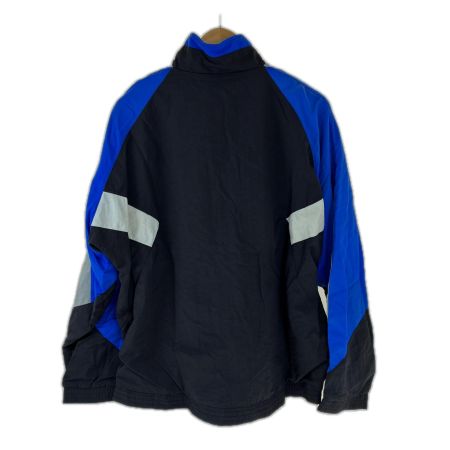 80s Tactel ジャケット ナイロンジャケット 古着 optiジッパー グレー×ブルー