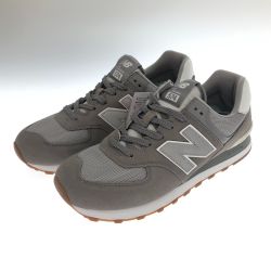 □□ NEW BALANCE ニュー・バランス ローカットスニーカー 27.5cm ML574SPU グレー Aランク