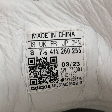  adidas アディダス スタンスミス LUX スニーカー 26cm HQ6785 ホワイト