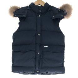 □□ WOOLRICH ウールリッチ ダウンベスト Sサイズ 1602164 ネイビー Bランク