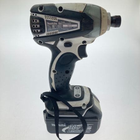  MAKITA マキタ 充電式インパクトドライバ　18Ｖ　3.0Ａｈ TD145DRFX ホワイト