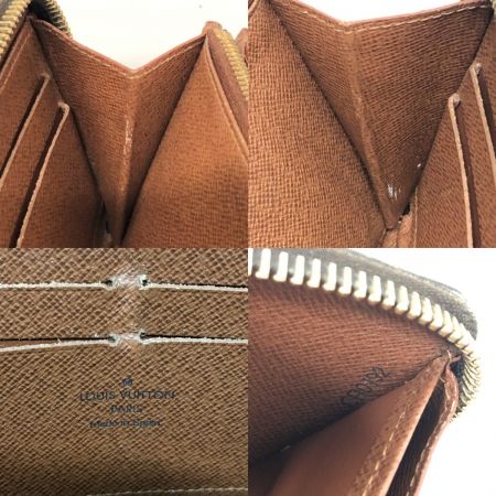  LOUIS VUITTON ルイヴィトン モノグラム ジッピーウォレット 長財布 本体のみ M42616 ブラウン