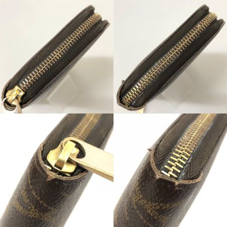  LOUIS VUITTON ルイヴィトン モノグラム ジッピーウォレット 長財布 本体のみ M42616 ブラウン
