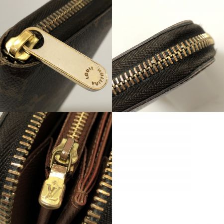  LOUIS VUITTON ルイヴィトン モノグラム ジッピーウォレット 長財布 本体のみ M42616 ブラウン