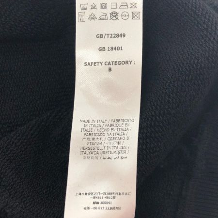  JIMMY CHOO ジミーチュウ センターロゴプルオーバースウェットパーカー Mサイズ J000151816 ブラック