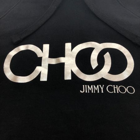  JIMMY CHOO ジミーチュウ センターロゴプルオーバースウェットパーカー Mサイズ J000151816 ブラック