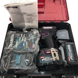 □□ MAKITA マキタ 充電式インパクトドライバ 40V TD002GDXAP パープル Sランク