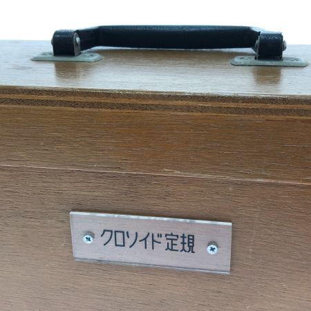   日本道路協会型 クロソイド定規 全15枚