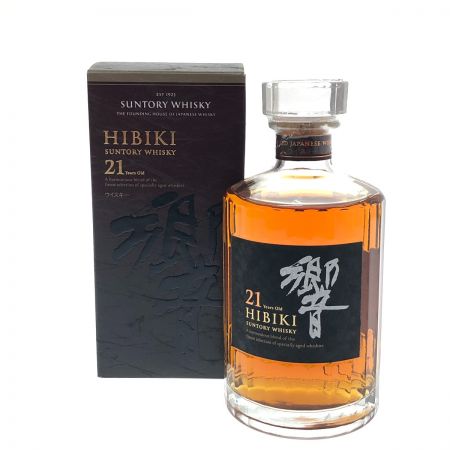 【北海道内限定発送】 HIBIKI サントリーヒビキ ウイスキー　響　21年 未開栓