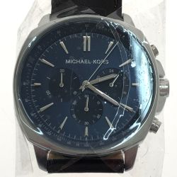 □□ MICHAEL KORS マイケルコース 腕時計 チョコレートレザーウォッチ クオーツ 本体のみ MK8996 Aランク