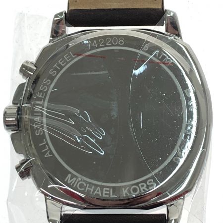  MICHAEL KORS マイケルコース 腕時計 チョコレートレザーウォッチ クオーツ 本体のみ MK8996