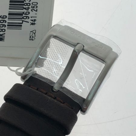  MICHAEL KORS マイケルコース 腕時計 チョコレートレザーウォッチ クオーツ 本体のみ MK8996
