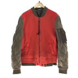 □□ DIESEL ディーゼル ジャケット セーター XLサイズ A02855 オレンジ Cランク