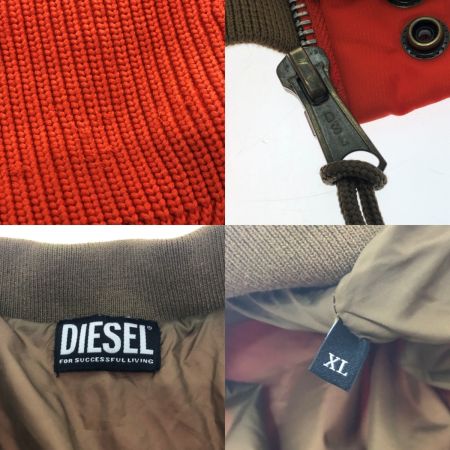  DIESEL ディーゼル ジャケット セーター XLサイズ A02855 オレンジ