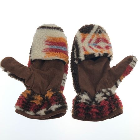  PENDLETON ペンドルトン 帽子 マフラー 手袋 冬物三点セット ブラウン系