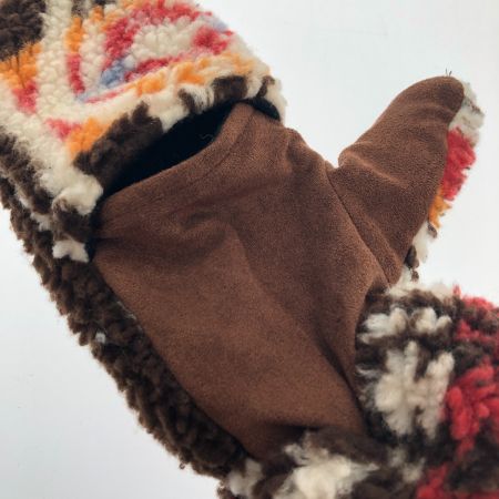  PENDLETON ペンドルトン 帽子 マフラー 手袋 冬物三点セット ブラウン系