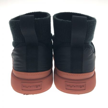  HUNTER ハンター イン/アウト ニッティド カフ スリッパー ブーツ UK6(25cm) WFS2265REN ブラック/リズミッククレイ