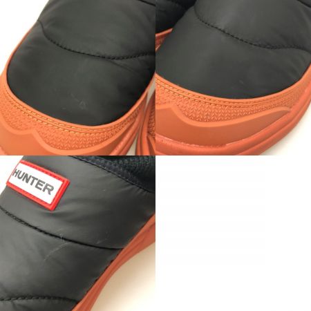  HUNTER ハンター イン/アウト ニッティド カフ スリッパー ブーツ UK6(25cm) WFS2265REN ブラック/リズミッククレイ