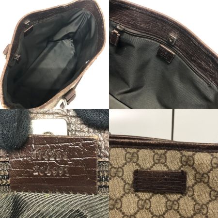  GUCCI グッチ GGスプリーム トートバッグ 本体のみ 114288 ブラウン