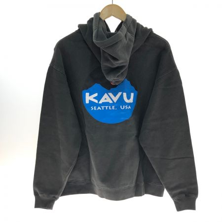  KAVU マウンテンロゴパーカ Mサイズ 19823018001005 ブラック