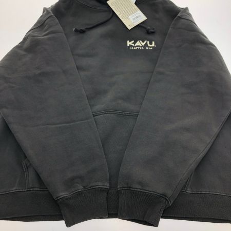  KAVU マウンテンロゴパーカ Mサイズ 19823018001005 ブラック