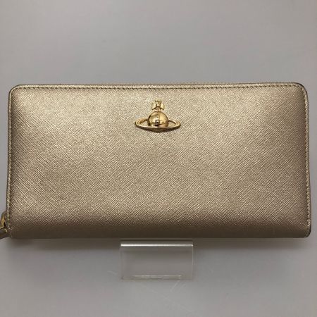  Vivienne Westwood ヴィヴィアン・ウエストウッド ラウンドファスナー長財布 51050040 ゴールド