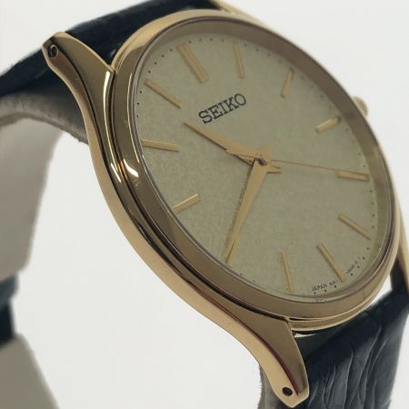  SEIKO セイコー 腕時計 ドルチェ クオーツ レザー 8J41-0AJ0